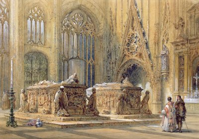 Interior de la catedral, 1867 de Samuel Read